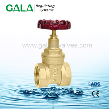 Brass water meter gate valves europe, screwed ends gate valve